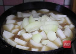 白萝卜炖牛腩的做法图解10