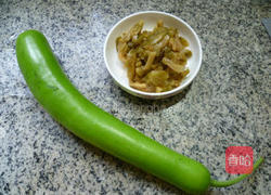 榨菜炒夜开花的做法图解1