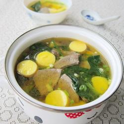 猪肝日本豆腐汤的做法[图]
