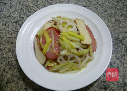 韭菜芽杂炒红肠的做法图解13