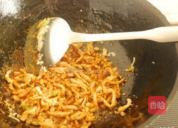 肉丝炒芦蒿的做法图解6