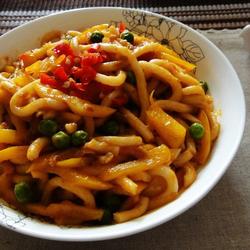 辣炒乌冬面的做法[图]