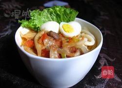 茄汁乌冬面的做法图解12