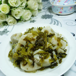 雪菜炒莲藕的做法[图]