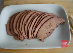 凉拌羊肝的做法图解2