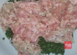 水晶荠菜丸子的做法图解2