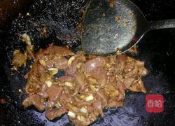 猪肝炒红椒的做法图解4