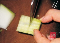 豆鼓烧冬瓜的做法图解4