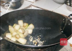 豆鼓烧冬瓜的做法图解9