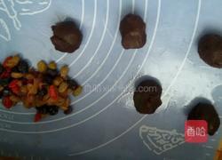 豆沙果料小餐包的做法图解2