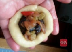 豆沙果料小餐包的做法图解3