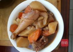 山药胡萝卜炖柴鸡的做法图解7