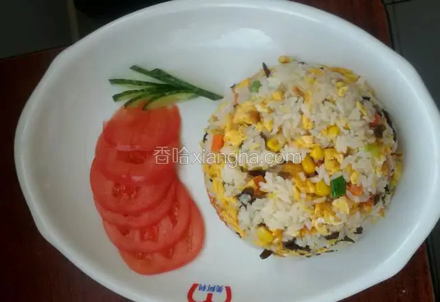 果蔬蛋炒饭