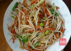 青蒜炒绿豆芽的做法图解6