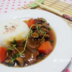 红烧牛肉烩饭的做法[图]