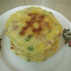 金黄玉米煎饼的做法[图]