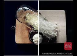 奶油蒜香金针菇的做法图解1