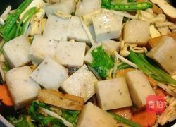 姜油蔬炒萝卜糕的做法图解3