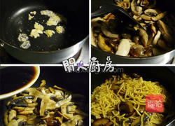 干烧三菇伊面的做法图解4