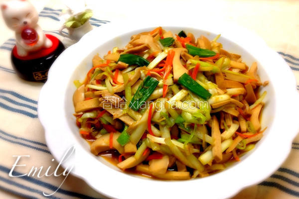 韭黄炒豆干