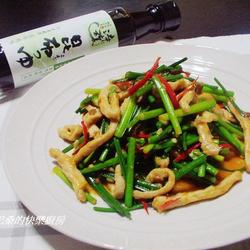 鱼香肉丝炒韭菜花的做法[图]