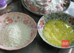 蓝带起司猪排的做法图解4