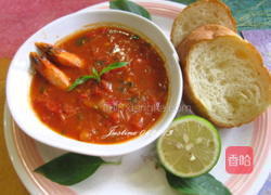 番茄洋葱甲壳汤的做法图解8