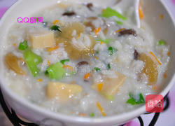 牛奶鱼翅鲍鱼粥的做法图解8