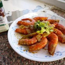 红椒咖哩虾的做法[图]