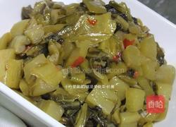 炒客家酸菜的做法图解5