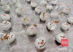 雪人棉花糖巧克力的做法图解5