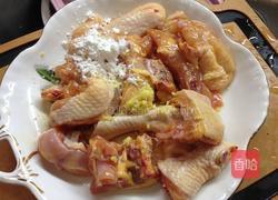 荷叶香菇蒸鸡的做法图解4