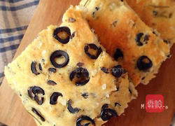 黑橄榄佛卡夏面包的做法图解12