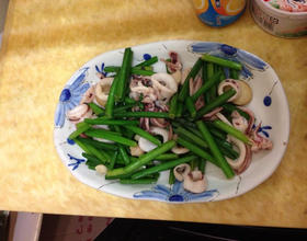 韭菜花炒乌贼[图]