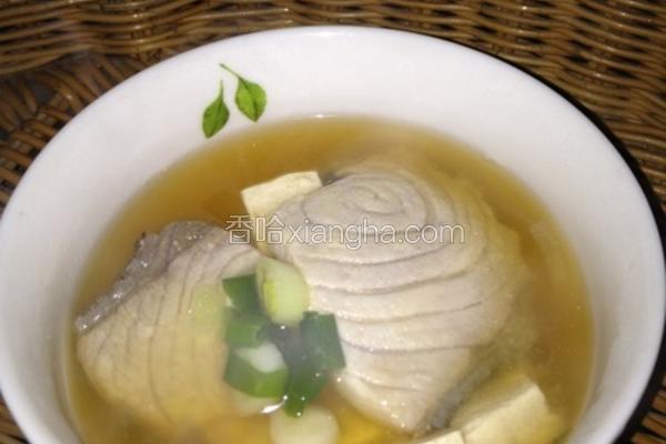 鱼片味噌汤
