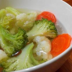双花椰菜胡萝卜汤的做法[图]