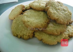 椰香麦片饼干的做法图解6