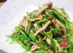 沙茶水莲海鲜菇的做法图解6