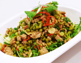 肉末炒豇豆[图]