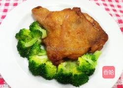 虾酱煎鸡腿的做法图解4