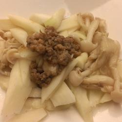雪菇清烫茭白笋的做法[图]