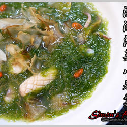 澎湖海菜墨鱼羹的做法[图]