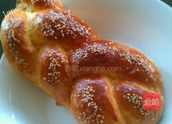 辫子面包的做法图解5