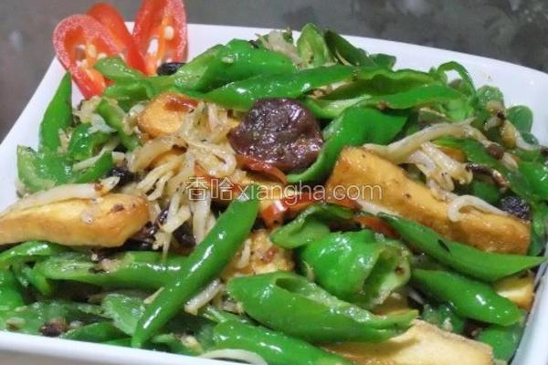 辣椒炒豆干丁香干贝