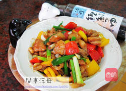 蜜汁鸡腿炒甜椒的做法图解12