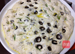 黑橄榄佛卡夏面包的做法图解10