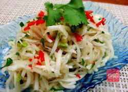 葱油萝卜丝的做法图解5