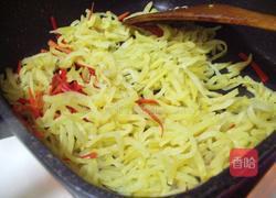 榨菜炒肉丝的做法图解4