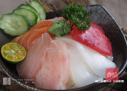 生鱼片盖饭的做法图解5