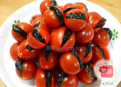 小番茄夹蜜饯的做法图解4